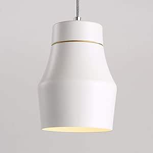 FEE-ZC 1 luz, moderno, simple, de hierro, colgante, de metal, lámpara