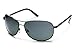Suncloud Optics Aviator Sunglasses (Gunmetal with Gray Polarized Lens), One Size