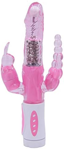 SKUN Wonderful 12 Frequency Stimulation + 4 Frequency Rotation Body Massager Triple Pleasure Medical Silicone Assist Toy [Ship from USA Directly]