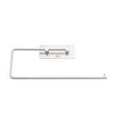 ZOIC 3M Adhesive 304 Stainless Steel Toilet Paper Holder Hooks Tissue Storage Hand Towel Roll Hanger Wall Mount Brushed Dispenser Tissue Roll (12 Inches X 4.33 Inches)
