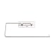 ZOIC 3M Adhesive 304 Stainless Steel Toilet Paper Holder Hooks Tissue Storage Hand Towel Roll Hanger Wall Mount Brushed Dispenser Tissue Roll (12 Inches X 4.33 Inches)