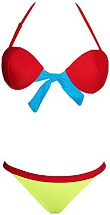Pampoo Womens Simple Sexy Color Bikini Swimwear Swimming Suit
