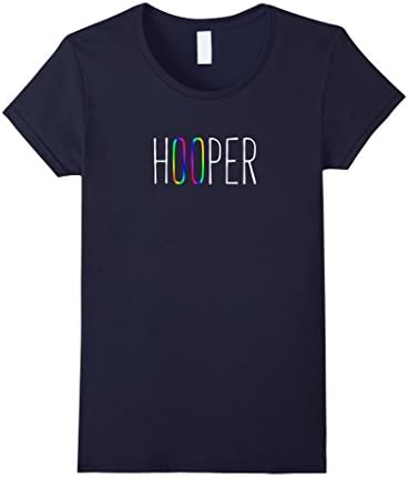 Women's Hooper T-shirt for women who Hula Hoop Medium Navy