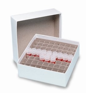 2 in. Cardboard Freezer Box, White