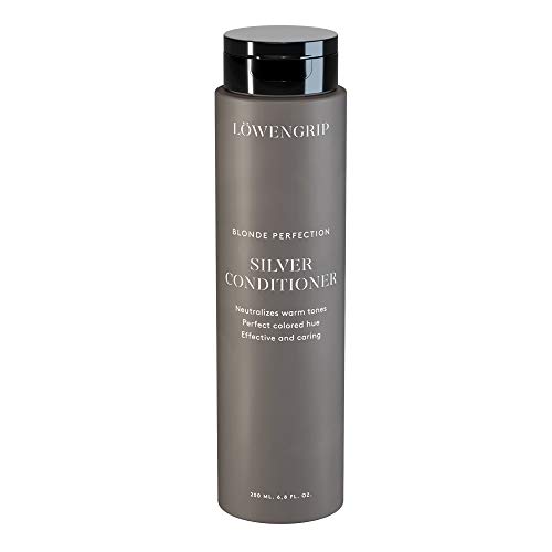 Löwengrip, Blonde Perfection Purple Conditioner - Blackberry & Bamboo Extract. Neutralizes Yellow on Blonde-Dyed Hair. Nourishment & UV protection. Sweden's Fastest Growing Beauty Brand - 200 ml