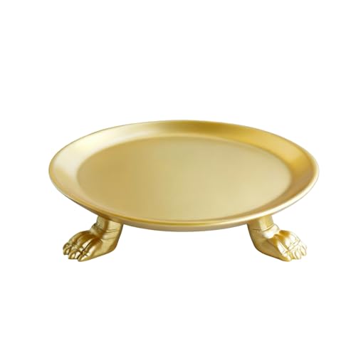 Clawfoot Candle Holder Jewelry Dish Tray