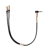Aobiny Headphone Jack 3.5mm 1 To 2 Dual Y Splitter