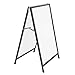 A-Frame Sidewalk Sign, Double-Side Poster Sandwich Board，Frame Poster Stand,Waterproof and Washable.Advertising Display Stand for Many Places Such As Bank, Restaurant, Bar, Station, Etc./US Send Good