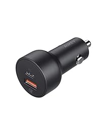 AUKEY 36W USB C PD Cargador de Coche, 18W entrega de energía y Quick Charge 3.0 Puertos para  Pixel 2 XL, iPhone Xs Max X, Samsung Galaxy S9 y más