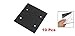 uxcell 10 Pcs Self Adhesive Foam Part Sander Back Pad Sanding Mat for Makita 4510
