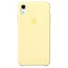 iPhone XR Silicone Case, 6.1 inch Soft Liquid Silicone Case with Soft Microfiber Cloth Lining Cushion (Mellow Yellow)