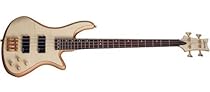 Schecter Stiletto Custom-4 Electric Bass (4 String, Natural Satin)
