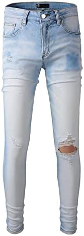 BNIBT Womens Jeans Distressed Blue Streetwear Style Slim Fit