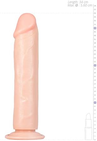 RealRock 13.4 Inch Skin No Scrotum Realistic Cock - Image 5