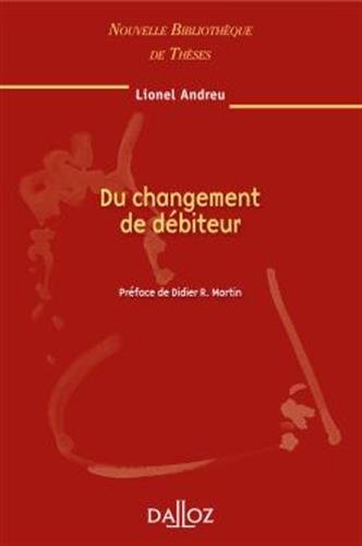 Du changement de débiteur