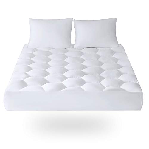 image for MoMA Mattress Pad - 60”x80” Queen Mattress Pad - 8-21” Deep Pock
