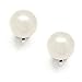 Mariell 9mm Ivory Shell Pearl Clip-On Earrings - Luxurious Freshwater-Look Pearl Button Style Clip Ons