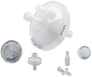 Advantec 50CP045AN Syringe Filters, 0.45 um CA, 50 mm, Sterile; 10/Pk