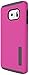 Incipio Dualpro Hard Shell Case with Silicone Core for Samsung Galaxy S6 Edge - Retail Packaging - Pink/Charcoal