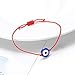 Tarsus Handmade Evil Eyes Bracelet Adjustable Ojo Turco Kabbalah Red String Amulet Nazar Bracelets for Family Bestfriend Women Men 6 Pcs