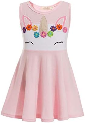 Girls Unicorn Dress Birthday Party Dress for Toddler Pony Rainbow Dress Pageant Party Unicorn Gifts
