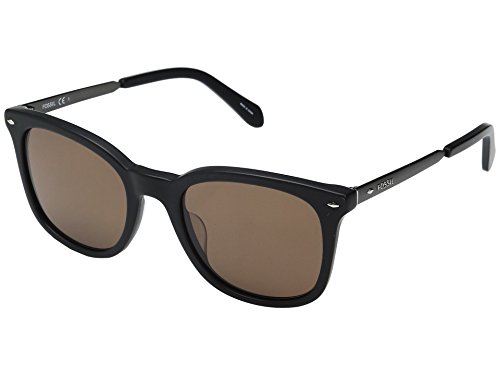 Fossil Sunglasses FOS2054S (Black Dark Ruthenium, Brown)