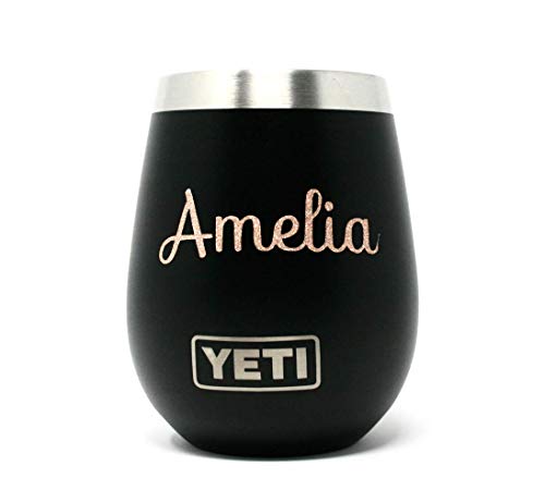 personalized yeti wine tumbler