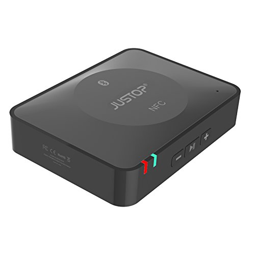 JUSTOP Bluetooth Stereo Audio Receiver, Universal Music Adapter For Speakers/Car stereo/Music Sound System (BNR010)