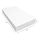 Adoric Baby Waterproof Crib Mattress Pad Cover, Premium Hypoallergenic Breathable Bamboo Fiber, Ultra Comfortable Toddler Bed Fitted Mattress Protector - White