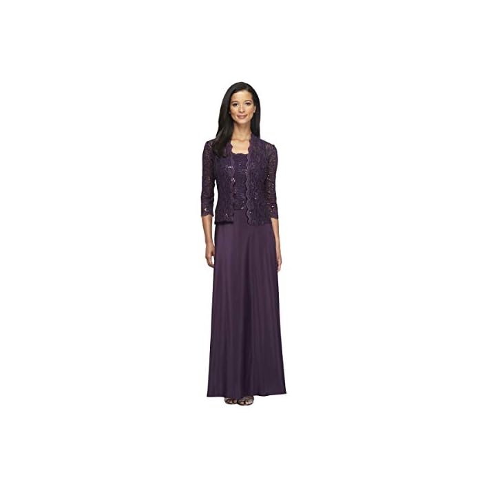 Mock Jacket Dress with Satin Skirt
