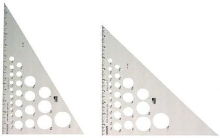 Aluminum 45° 90° Triangle Size: 6"