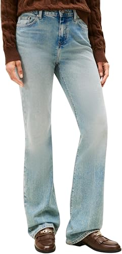 Tommy Hilfiger Womens Kyle Mid Rise Bootcut Jeans, Blue (Kyle), 34W/34L