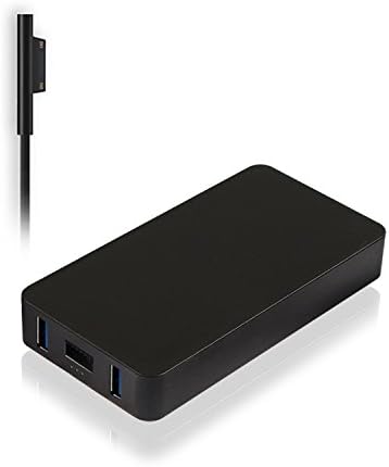 Lizone 65W Slim Dual USB Travel Charger for Surface Book Surface Pro 4 3 Surface Laptop