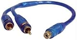 DB Link Double Shielded Competition Series CLY2MZ 2 Male To 1 Female RCA Y Adapter