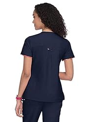 KOI Stretch 1059 Georgia Top Navy 3XL