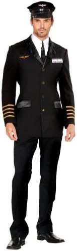 Amazon.com: Music Legs Mile High Club Stewardess Adult Costume (S