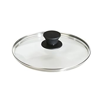 Lodge Tempered Glass Lid (8 Inch) - Fits Lodge 8 Inch Cast Iron Skillets and Serving Pots