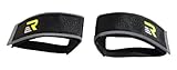 Retrospec Fixed-Gear Track BMX-Style Foot Retention FGFS Velcro Straps with Reflective Fabric, Black