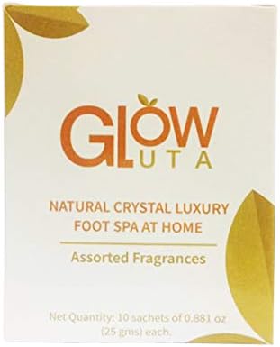 GlutaGlow Gel - Luxury Foot Spa At Home - Jelly Pedi Foot Soak for Pedicure, For Refreshing, Moisturizing and Rejuvenating Feet