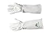 Legacy Gardens Leather Gardening Gloves for Women and Men| Thorn and Cut Proof Garden Work Gloves with Long Heavy-Duty Gauntlet | Suitable For Thorny Bushes Cacti Rose Pruning Landscaping Work- Large