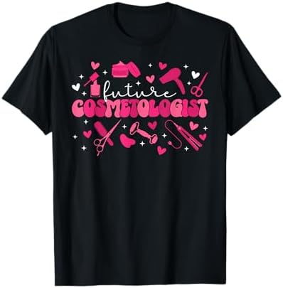 美容学生　Tシャツ Amazon.com: Cosmetologist Cosmetology Beauty School T-Shirt