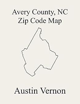 Amazon Com Avery County North Carolina Zip Code Map Includes