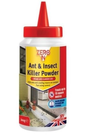 Zero in Ant Killer Powder - Insect Control for Home and Garden Use 300g with a Thank you Sticker