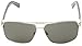 VonZipper Metal Stache Square Sunglasses,Silver,One Size
