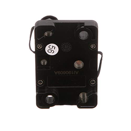 8M0064076 Manual Reset Circuit Breaker — for 12V, 24 V and 36V Trolling Motors — Push