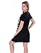 Caramel Cantina 'I Need Coffee' Long Length Nightshirt (Large/X-Large, Black)