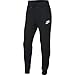 NIKE Sportswear Girls' Pants, Black/White, Large