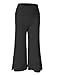 MBJ WB876 Womens Knit Culottes Pants XXXL BLACK