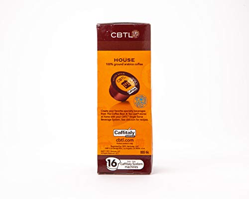 CBTL House Brew Coffee Capsules By The Coffee Bean & Tea Leaf, 16-Count, 128 grams