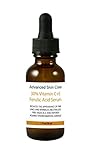 Advanced Skin Care 30% Vitamin C+e Ferulic Acid Serum, Sun Damage Wrinkle 1 Oz / 30 Ml Amber Bottle with Droper